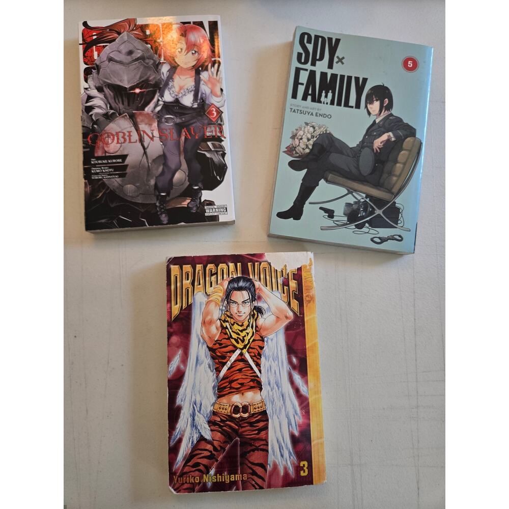 Anime Manga Lot Goblin Slayer Spy x Family Dragon Voice Tokyopop